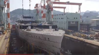 Έχετε δει πώς κατασκευάζεται ένα κρουαζιερόπλοιο;