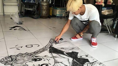 Κομμωτής ζωγραφίζει καρτούν με τις τρίχες που κόβει [εικόνες & βίντεο]
