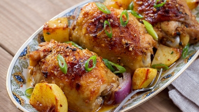 Roast Chicken with Potatoes